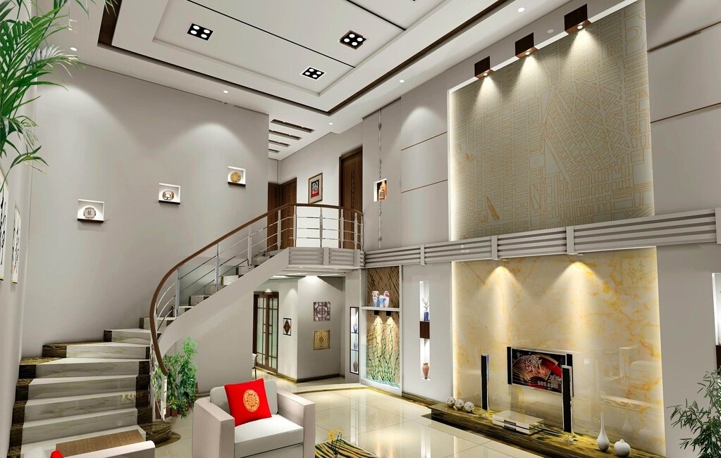 طراحی داخلی خانه دوبلکس به سبک مدرن