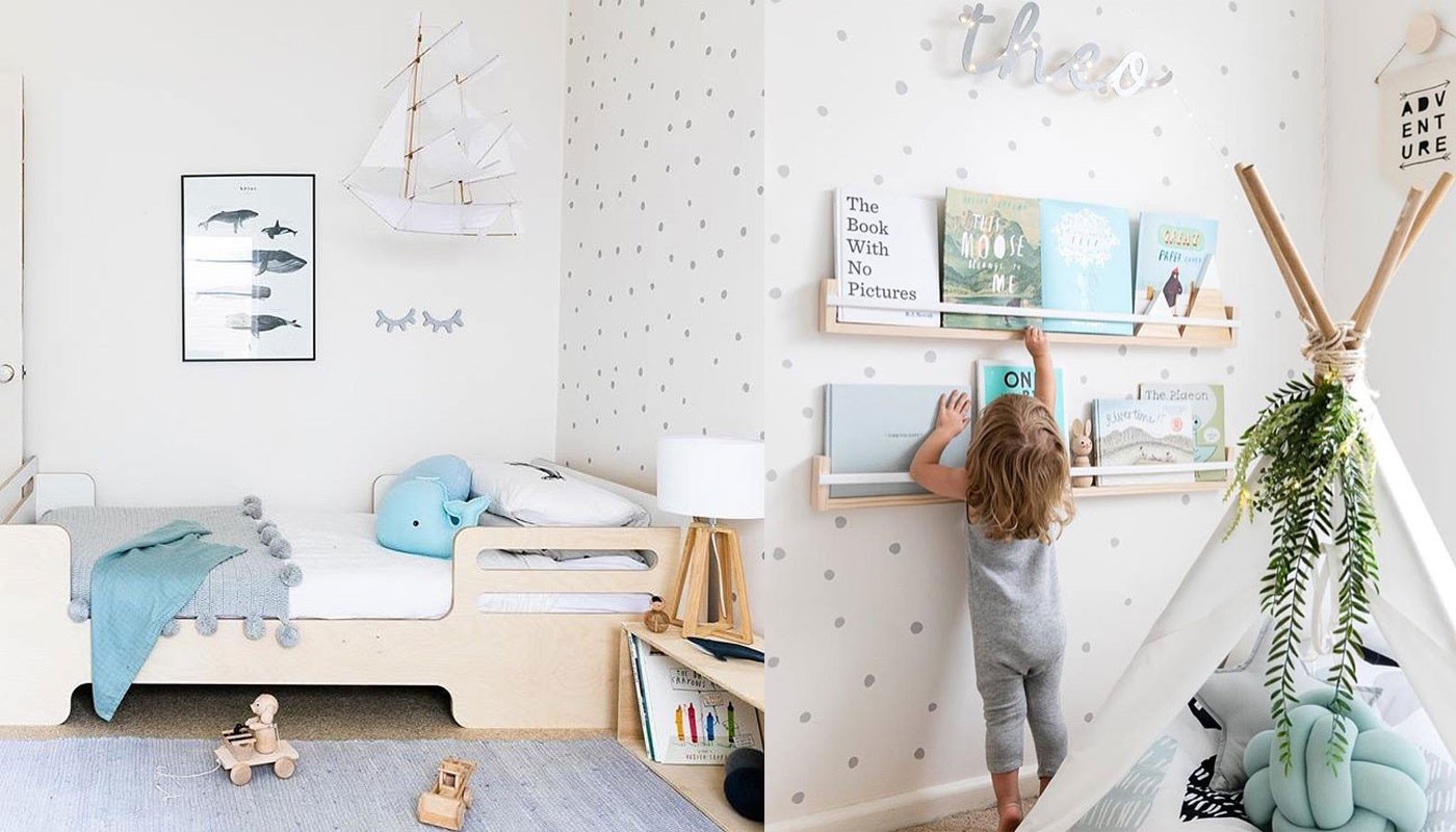 داشتن دکوراسیون اتاق خواب کودک ساده