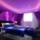 دکوراسیون اتاق خواب بنفش برای افرادی که به دنبال اتاقی رمانتیک هستند (1)