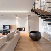 طراحی خانه دوبلکس رویایی، لوکس و مدرن
