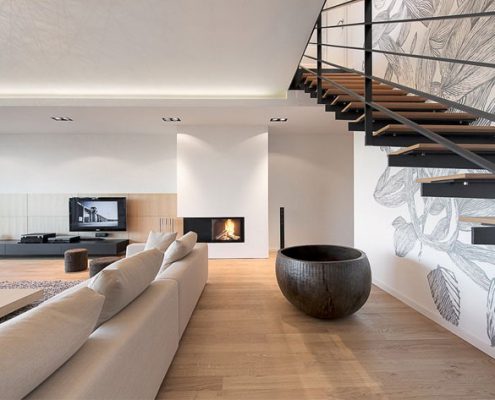طراحی خانه دوبلکس رویایی، لوکس و مدرن